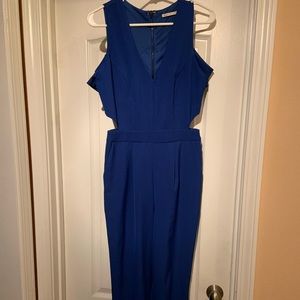 Royal blue romper